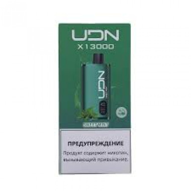Электронная сигарета UDN X 13000 Сладкая Мята