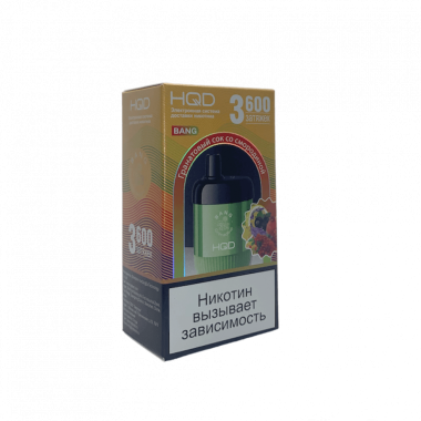 HQD Bang Гранатовый сок со смородиной