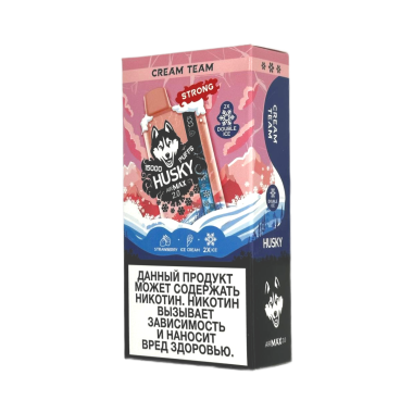 HUSKY AIRMAX 2.0 15000 Strong Клубничное мороженое