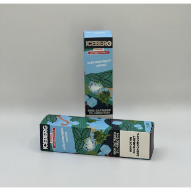 ICEBERG XXL Освежающая Мята (6000 затяжек)