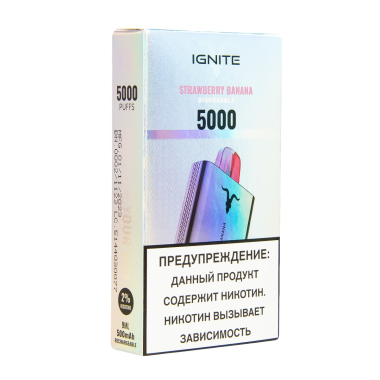 IGNITE Strawberry Banana V2 (5000 затяжек)