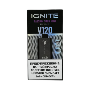 IGNITE V 120 12000 Маракуйя кислый киви