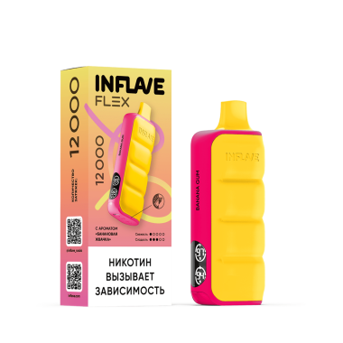 INFLAVE FLEX 12000 Банановая жвачка