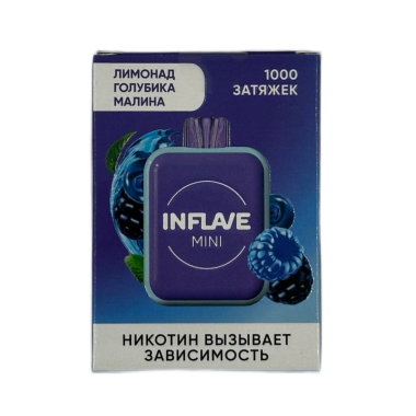 INFLAVE MINI 1000 Лимонад голубика малина