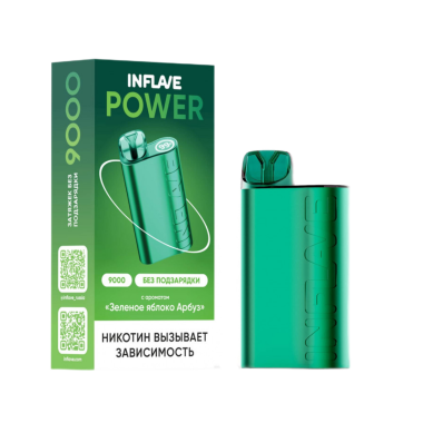 INFLAVE POWER 9000 Зеленое яблоко арбуз