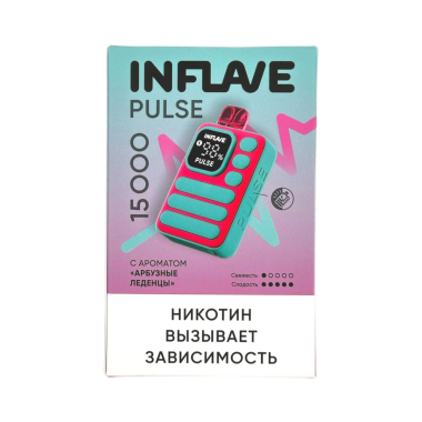 INFLAVE PULSE 15000 Арбузные леденцы INFLAVE PULSE 15000 Арбузные леденцы