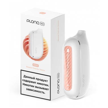 Plonq MAX 6000 Вишня, Персик, Лимон