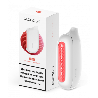 Plonq MAX 6000 Грейпфрут, Клубника