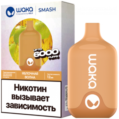 WAKA SMASH 6000 Яблочная Волна WAKA SMASH 6000 Яблочная Волна